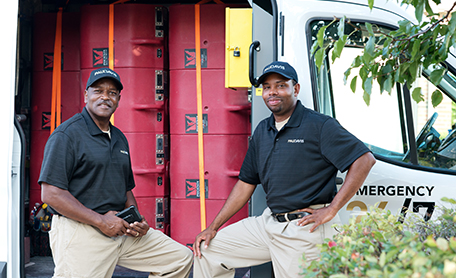 Specialists in Front of the Company Truck in Rockwall, TX